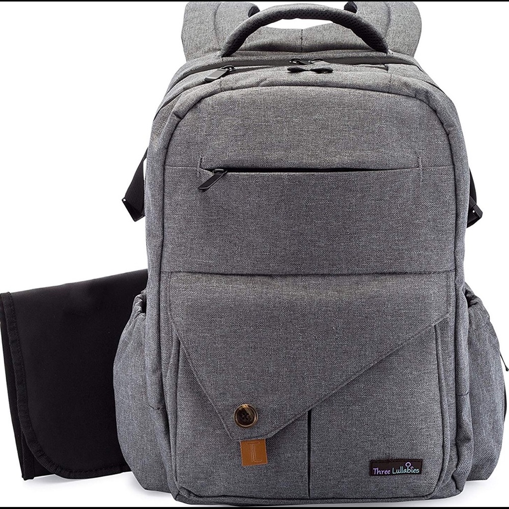 Three Lullabies Diaper Bag Backpack.